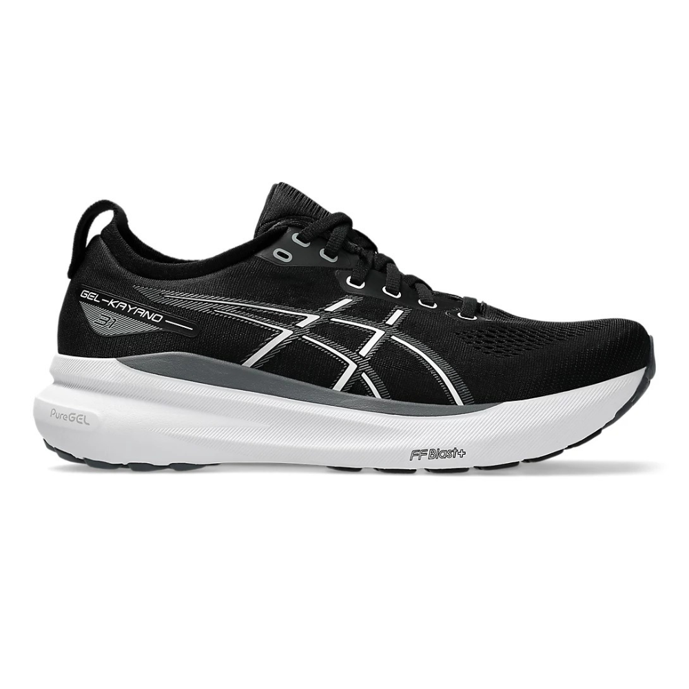 נעלי ריצה מקצועיות Gel Kayano 31 2E גברים - שחור / לבן